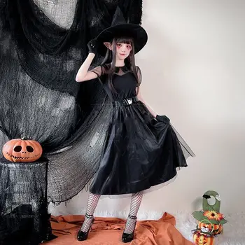 Тема Хелоуин Ново женствена рокля, подчеркивающее на талията, Лолита, сексуална отслабване и атмосфера за възрастни