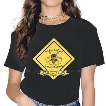 Тениска Останат Skull Dive Diver за жени Момиче Ride 5XL, летни блузи, модни свободна тениска