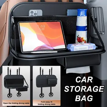 Чанта за съхранение отзад на колата, на Много Висящи джобове, Автоматична полагане в багажника, Почистване, Аксесоари за интериор, Организаторите P1g0