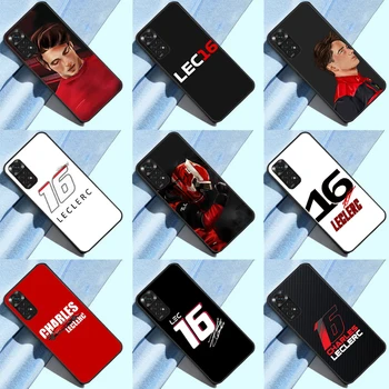 Чарлз Leclerc 16 F1 2022 Калъф За Телефон Xiaomi Redmi Note 11 10 9 Pro Note 10A 10В 10S 9S 8T 9A 9T 9C 7 Мек Калъф
