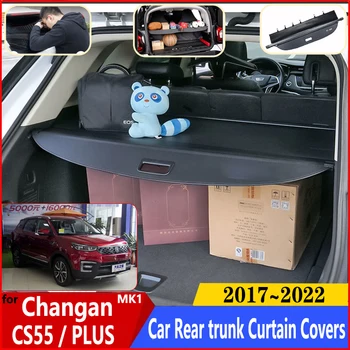 Шторка багажника на колата за Changan CS55 Аксесоари CS55 PLUS 2017 ~ 2022 MK1 Шторка задния багажник на Кола Аксесоари за багажника на задния багажник