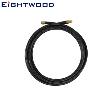 16-крак коаксиален кабел Eightwood с ниски загуби (50 Ома)-SMA Plug до штекеру SMA - Удължител за извеждане на антените за 3G/ 4G/ LTE/Ham/ADS-B/GPS