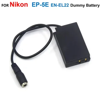 EN-EL22 ENEL22 EN EL22 Фиктивен Батерия ЕП-5E EP5E Конектор Dc е Подходящ За Адаптер за Захранване на Камерата, Зарядно Устройство Nikon 1 J4 S2 1J4 1S2
