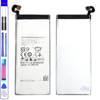 Батерия EB-BG920ABE За SAMSUNG Galaxy S6 G9200 G9208 G9209 G920F G920 G920V/T/F/A/I Batteria + Инструменти