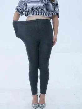 Гамаши Женски 3XL, Големи гамаши, Големи черни ластични тесен панталон-молив, женски модални панталони в ярки цветове 2022