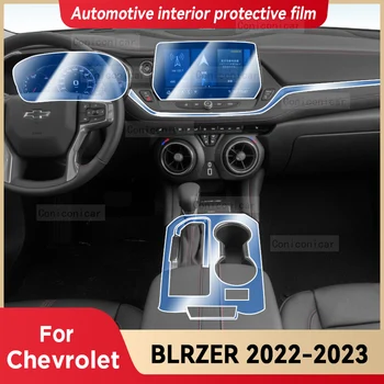 За Chevrolet BLRZER 2022 2023, панел скоростна кутия, табло, навигация, Защитно фолио за интериора на колата, аксесоари за защита от драскотини