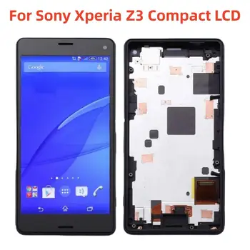 За Sony Xperia Z3 Compact Подмяна на LCD екрана D5803 D5833 SO-02G LCD дисплей с Сензорен Екран Ремонт на счупен Екран