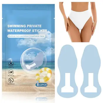 Облицовки за гащички за плуване, прозрачна облицовка за дамска хигиена, преносим стикер за плуване, сигурна стикер за плуване за момичета, дами за гмуркане