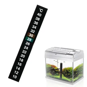 Приклеивающийся дигитален термометър за аквариум рибки Двойна скала за промяна на цвета на Температурна ивица, Стикер Инструменти за контрол на температурата на Гореща