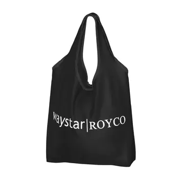 Чанта за пазаруване Waystar Royco Сгъваеми хранителни чанти-тоут Голям капацитет за рециклиране, моющаяся чанта